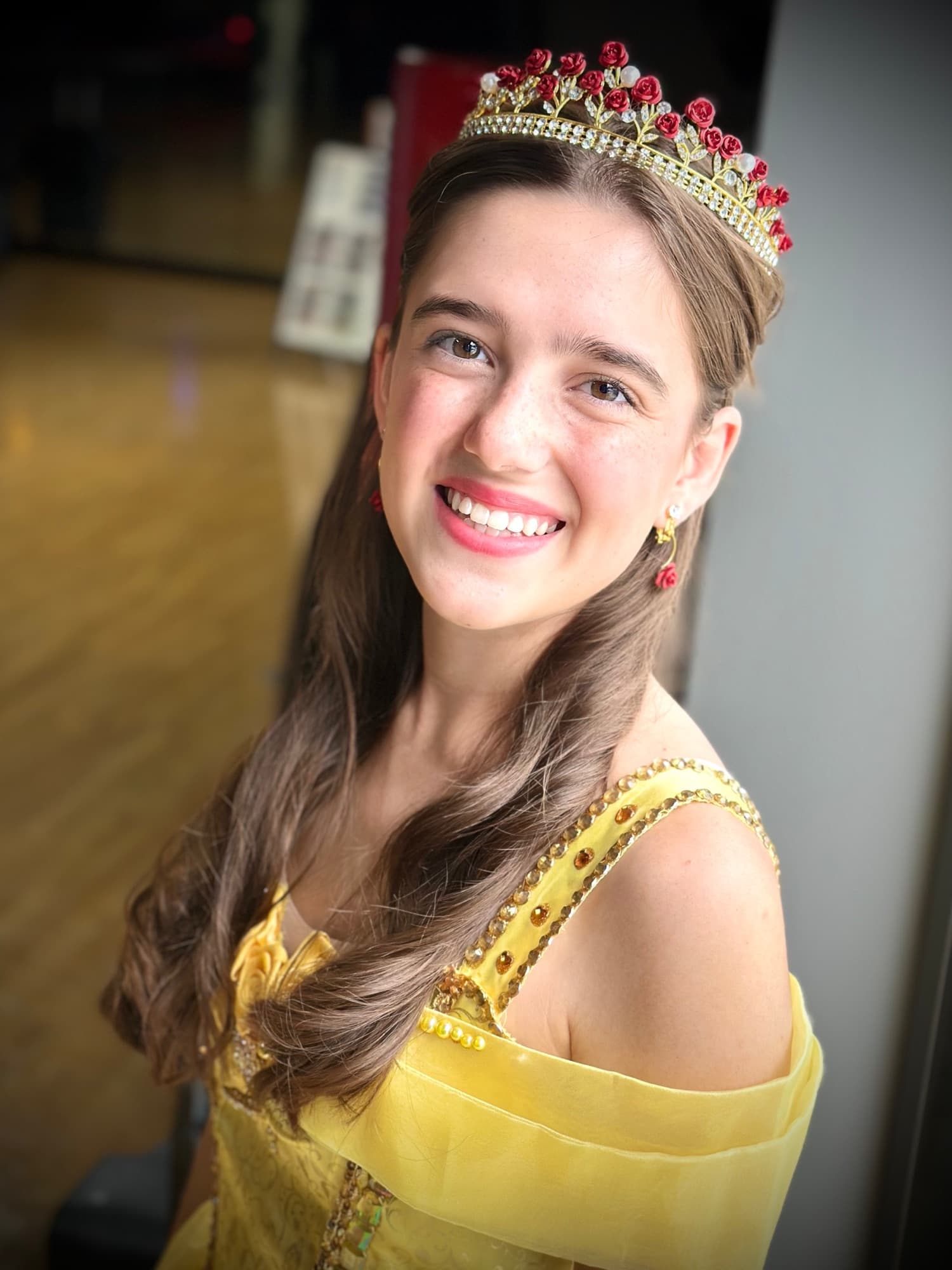 Beauty smiling