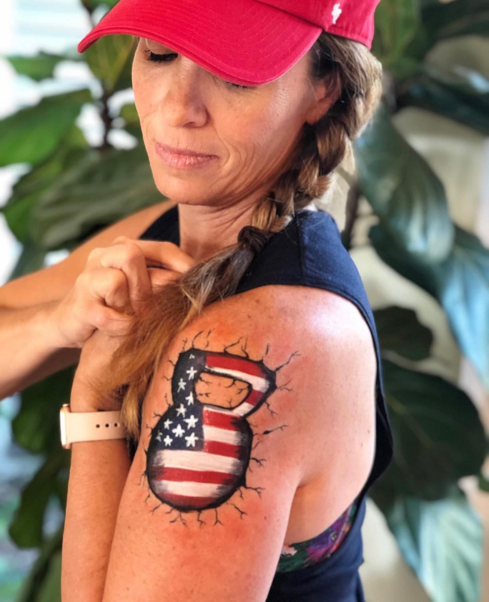 Patriotic arm design