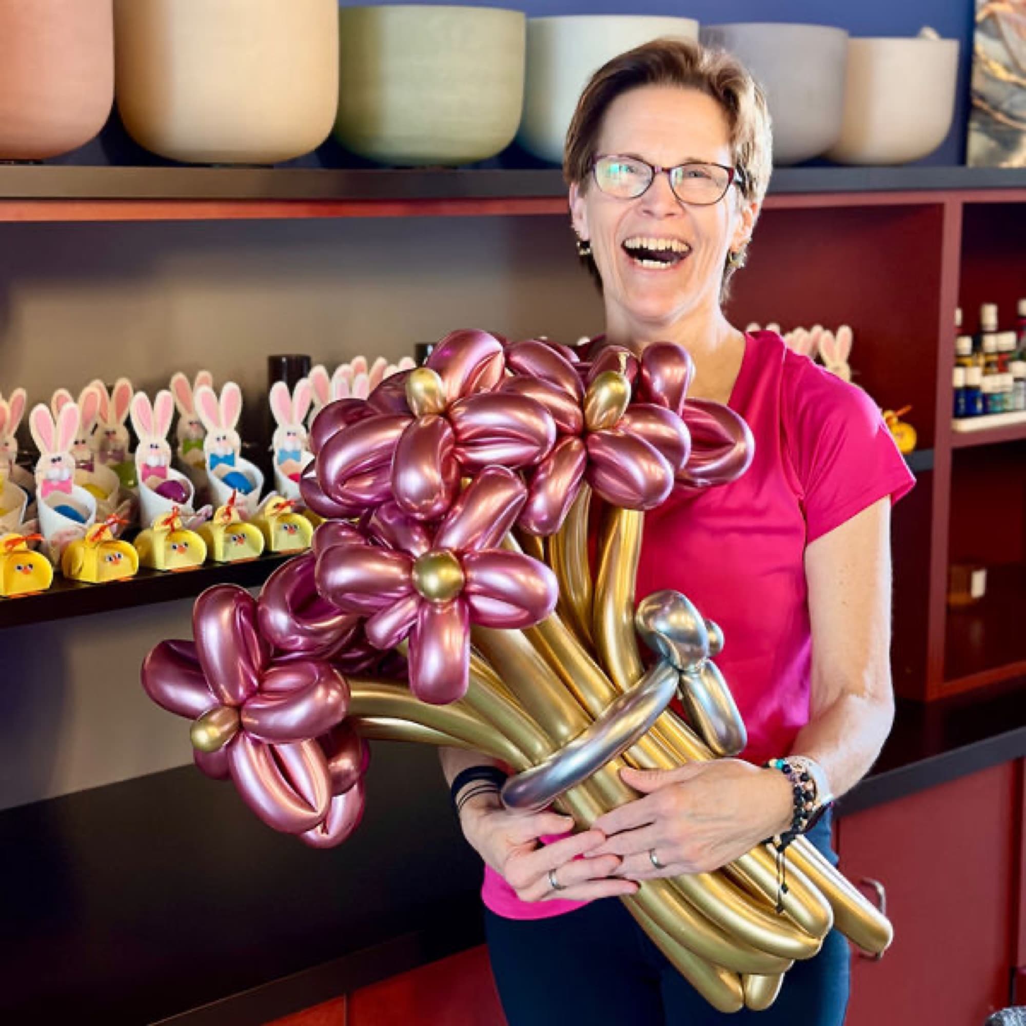 Bouquet of balloon flowers