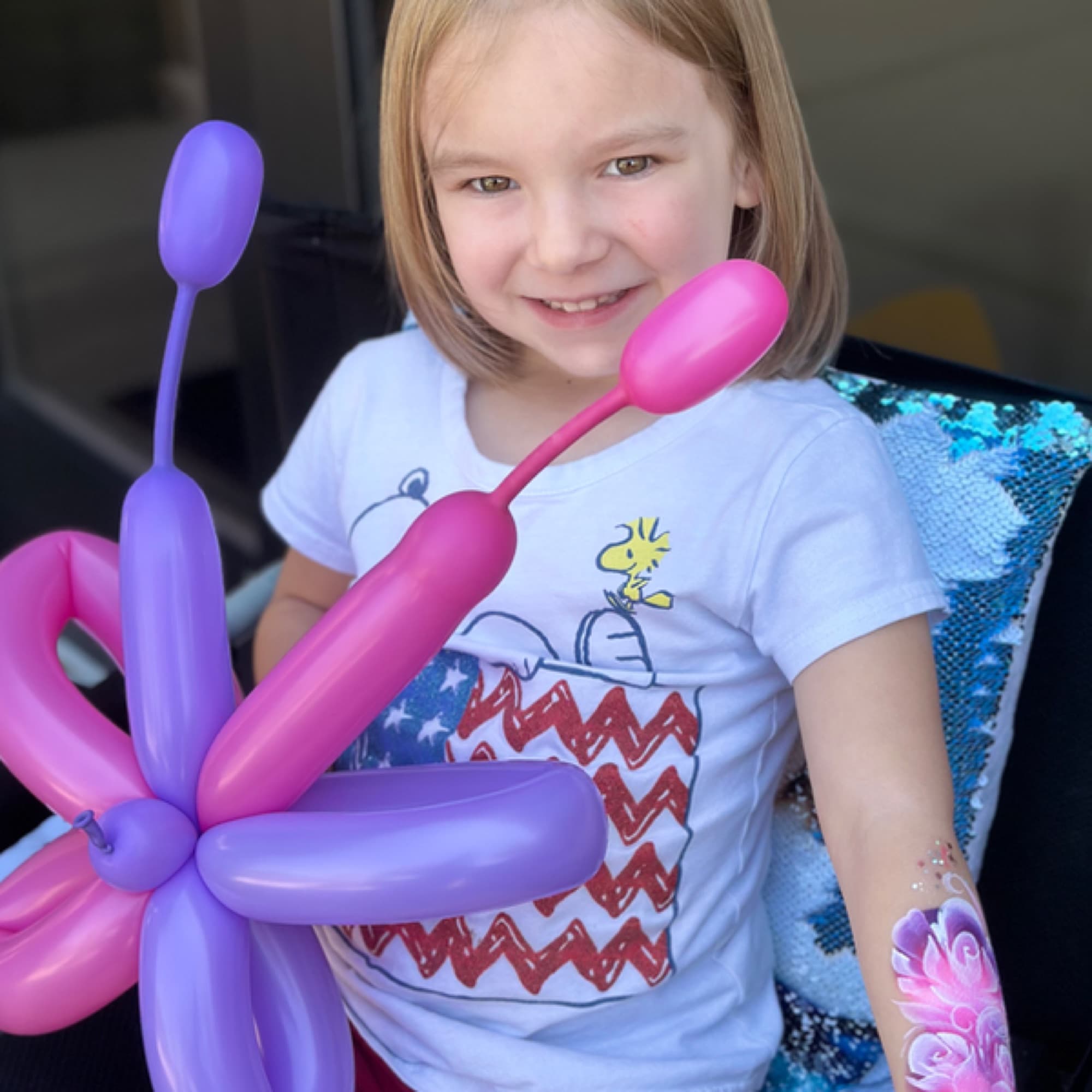 Balloon flower bouquet
